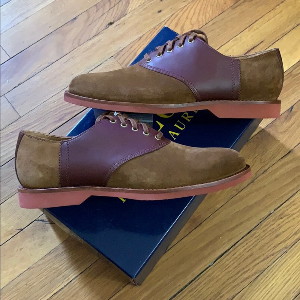 Polo Ralph Lauren Orval suede Oxford brown